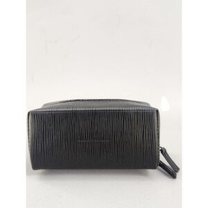 Mosley Tribes Eyewear Case Unisex One Size Black Epi Textured Zipper Pouch